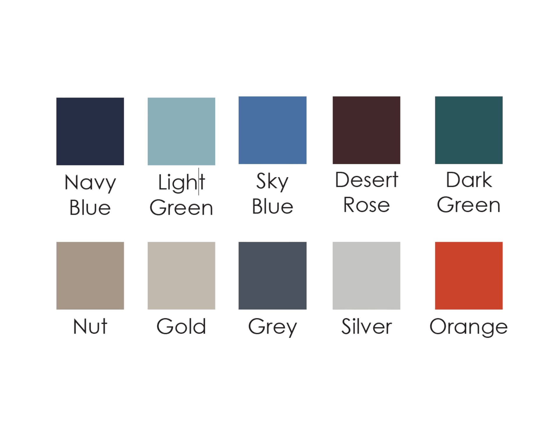 COLOR OPTIONS