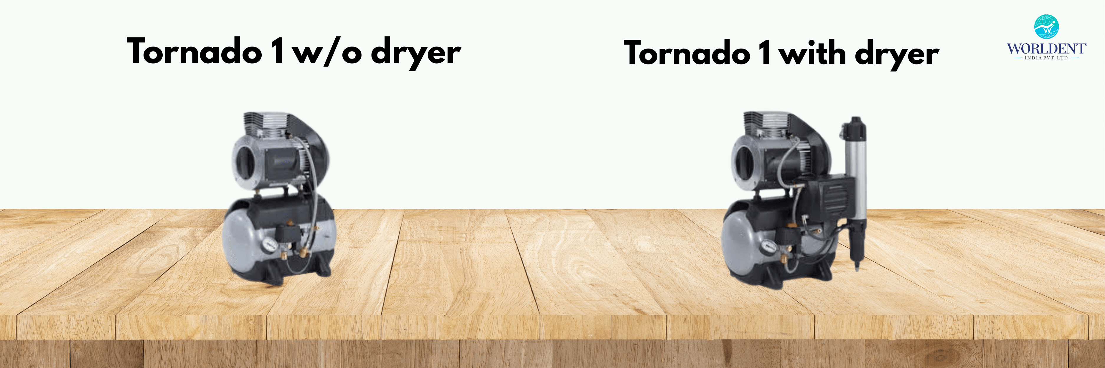 Durr Dental Tornado 1 with Dryer Banner