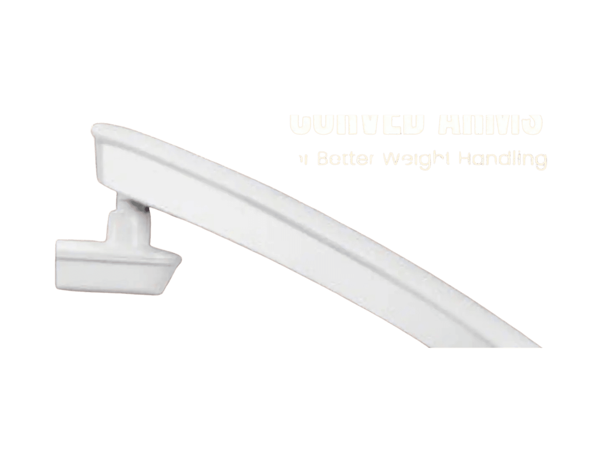 SLEEK AND ELEGANT CURVED ARM DESIGN