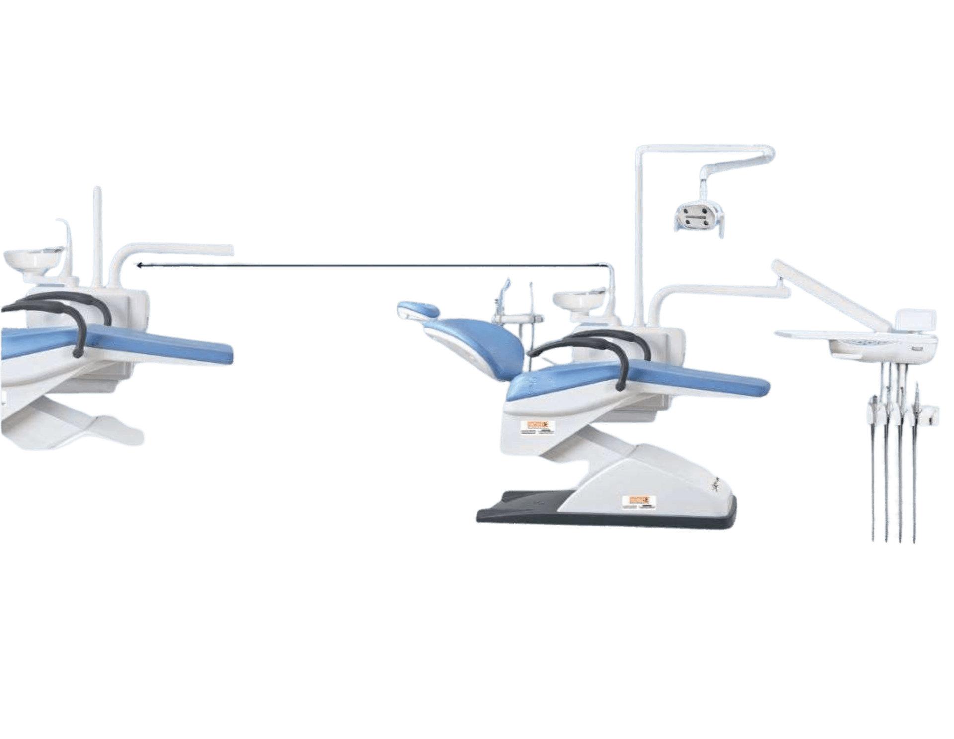 SEPARATE LIGHT ARM & INSTRUMENT ARM